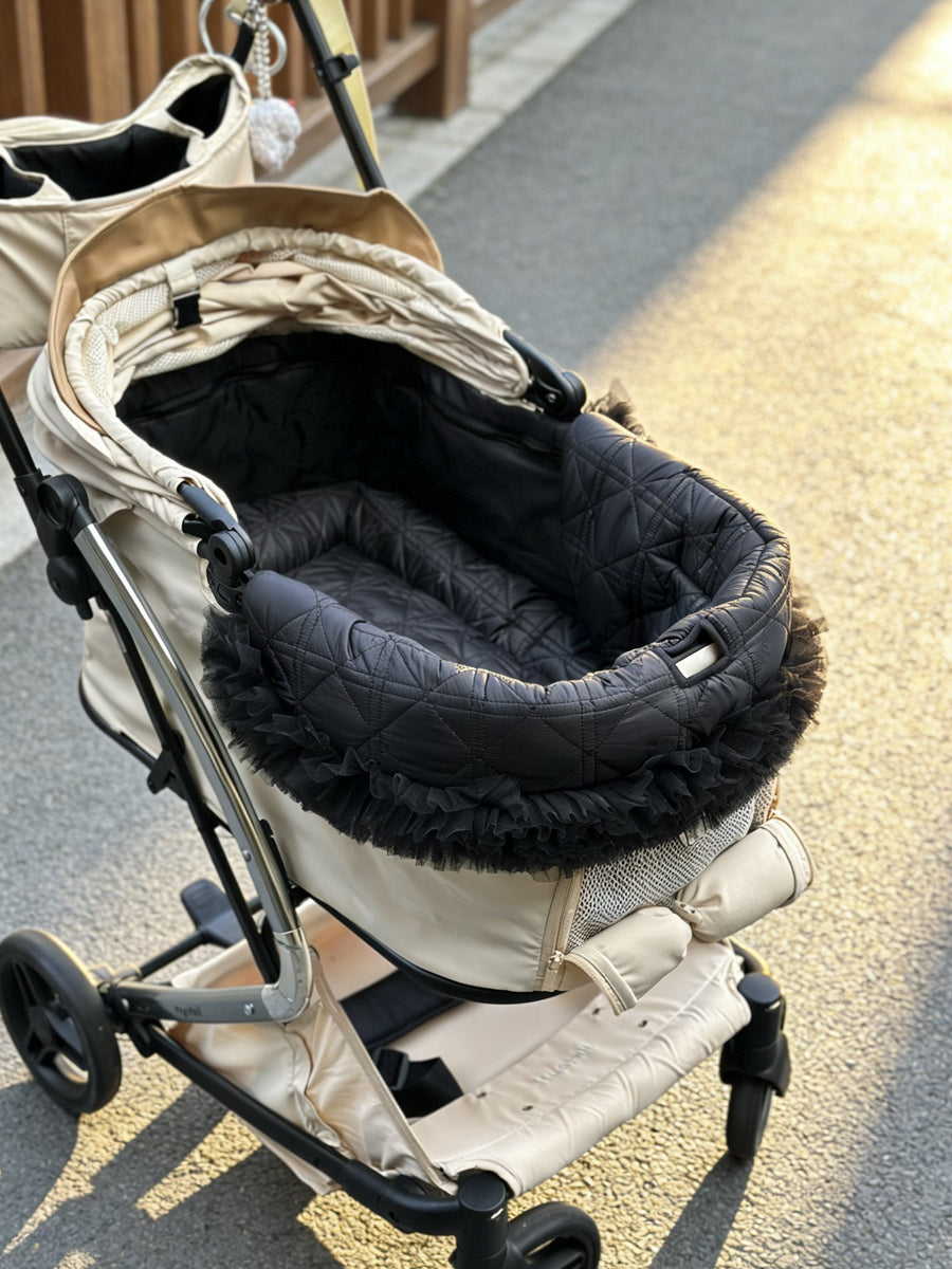 寵物推車套裝 黑色 - Luxfurry