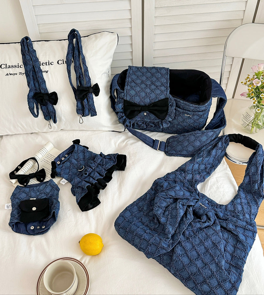 牛仔親子套裝 Harness+Leash - Luxfurry