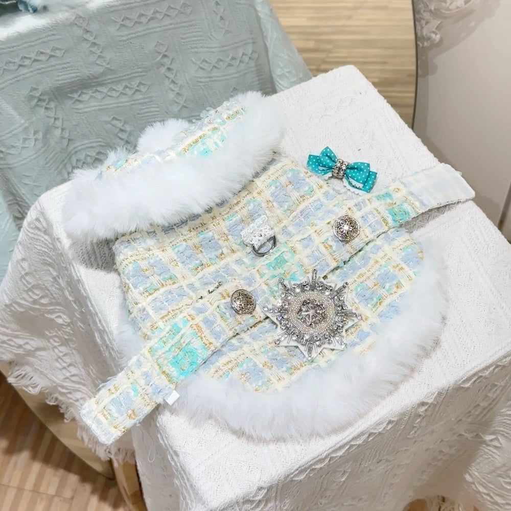 [可訂製尺寸]Snowveil（Ice blue） - Luxfurry