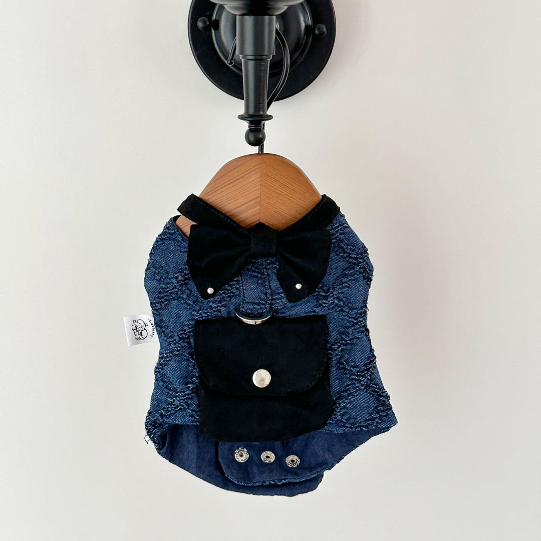牛仔親子套裝 Harness+Leash - Luxfurry