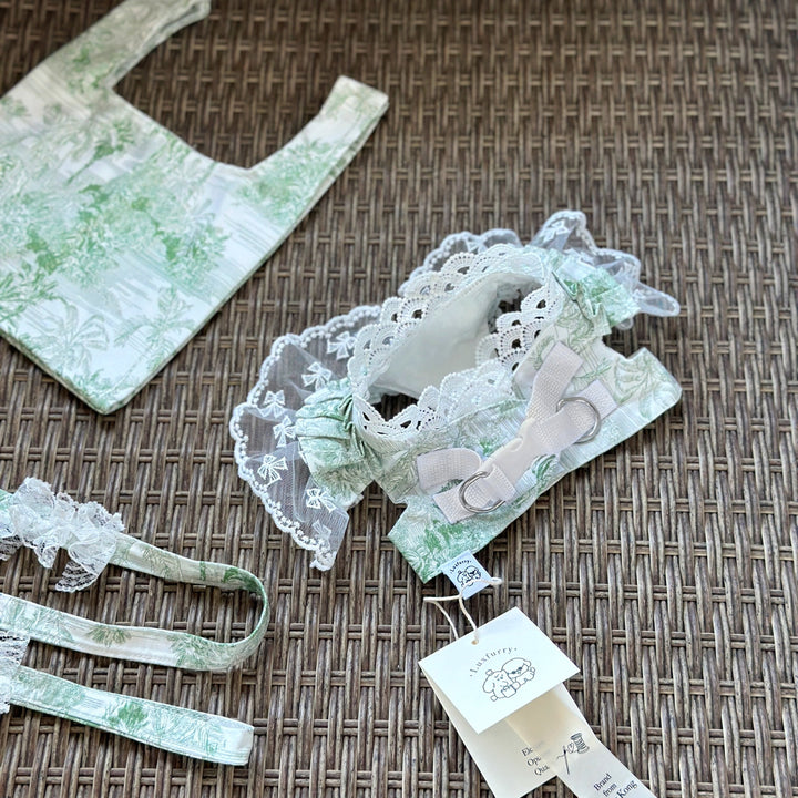Jouy Harness+Leash (Green) - Luxfurry