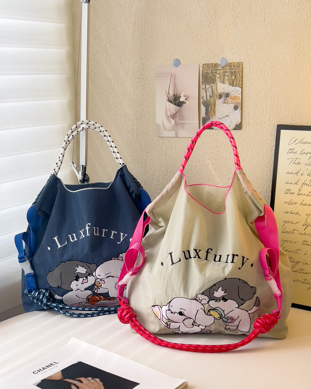 ［香港優質寵物展］專用link /自家製刺繡環保袋 - Luxfurry